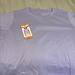 DKNY Women's Lavender Short Sleeve Tee